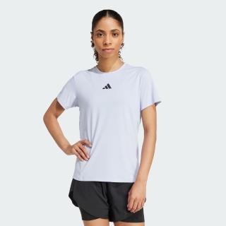 【adidas 愛迪達】DESIGNED FOR TRAINING INTENSITY 短袖上衣 T恤 吸濕排汗 女 JZ6280
