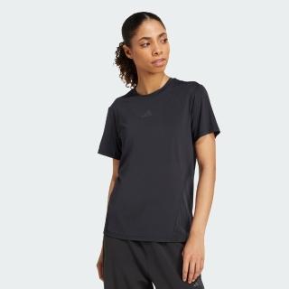 【adidas 愛迪達】DESIGNED FOR TRAINING INTENSITY 短袖上衣 T恤 吸濕排汗 女 JZ6281