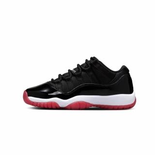 【NIKE 耐吉】AIR JORDAN 11 RETRO LOW GS 女鞋 大童 籃球鞋 運動鞋 黑白紅(FV5121006)