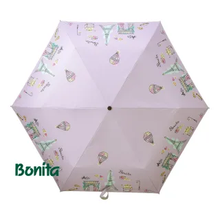 【Bonita 葆倪】巴黎風 防暴衝自動收開傘-968-5551(23吋大傘面/防暴衝自動收開傘)