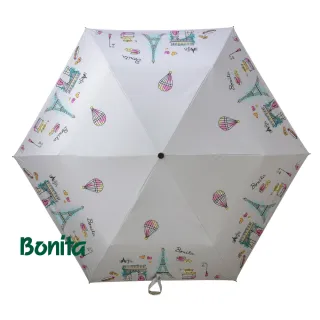【Bonita 葆倪】巴黎風 防暴衝自動收開傘-968-5551(23吋大傘面/防暴衝自動收開傘)