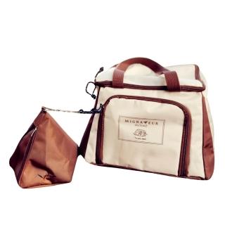 【May shop】兩入 大容量手提收納袋 創意帳蓬造型戶外露營拉鍊