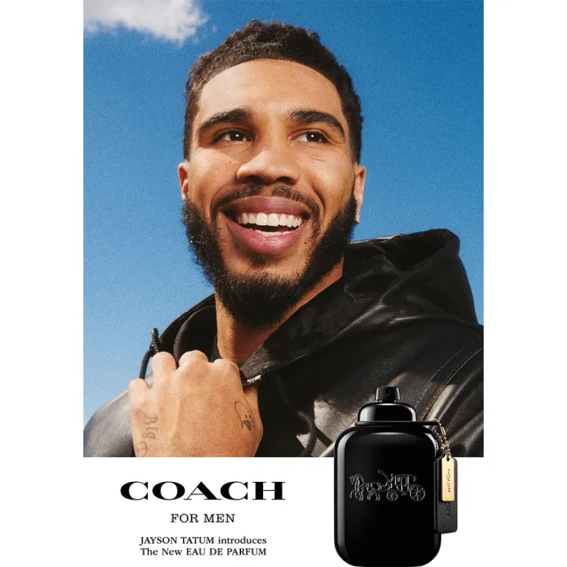 【COACH】時尚曜黑男性淡香精40ml(專櫃公司貨)