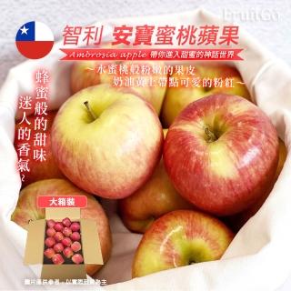 【FruitGo 馥果】智利安寶蜜桃蘋果64顆(18kg±10%原箱產地直送)