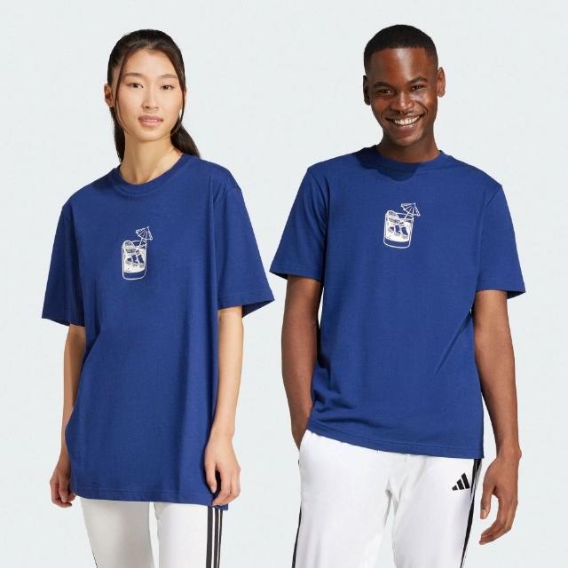 【adidas 愛迪達】LOUNGE DRINK 短袖上衣 T恤 男 JJ4014