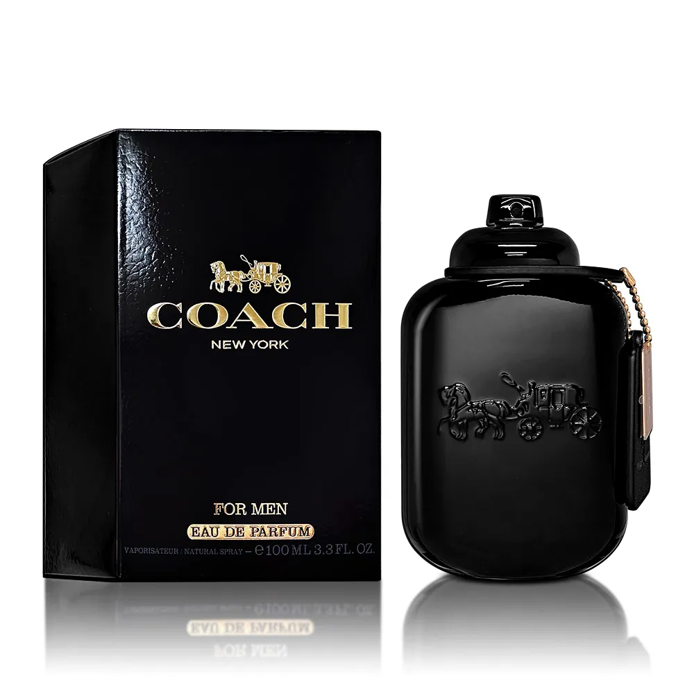 【COACH】時尚曜黑男性淡香精 100ML(專櫃公司貨)