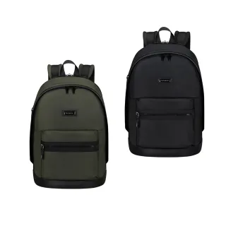 【Samsonite 新秀麗】RELYON 現代時尚商務收納型大容量翻蓋後背包/雙肩包/電腦包15.6吋(多色可選)