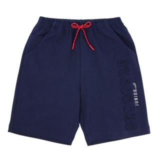 【Crocodile Junior 小鱷魚童裝】『小鱷魚童裝』鋼印LOGO綁繩短褲(產品編號 : C67602-05 小碼款)