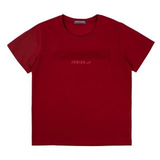 【Crocodile Junior 小鱷魚童裝】『小鱷魚童裝』鋼印LOGO上衣(產品編號 : C67403-01 小碼款)
