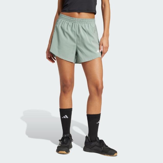 【adidas 愛迪達】AEROREADY 運動短褲 女 JN1364