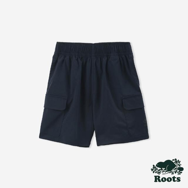 【Roots】Roots 小童-HYBRID CARGO 短褲(軍藍色)