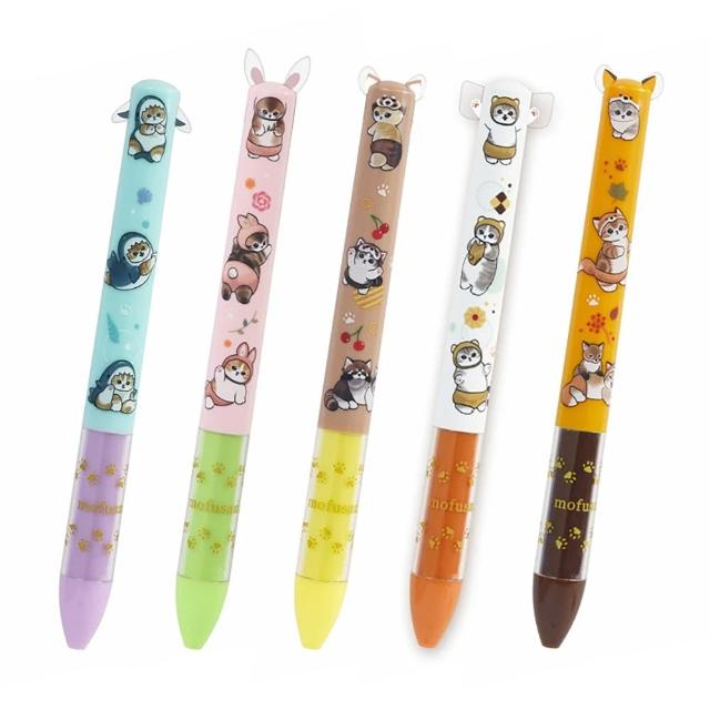 【mofusand】funbox 貓福珊迪 Mimi PEN 造型雙色原子筆 0.7mm