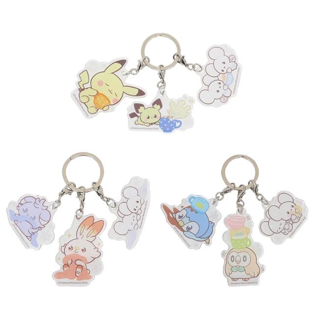 【Marimo Craft】寶可夢 Pokepeace 冬日窗邊系列 3連壓克力鑰匙圈