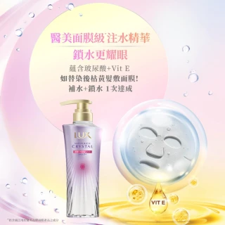 【LUX 麗仕】日本製 極輕光護膜洗髮精450ml(頭髮雨衣 護色聚光/蓬鬆修護)
