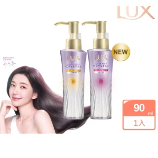 【LUX 麗仕】日本製 極輕光護膜聚光/輕盈修護髮油90ml(頭髮雨衣 果漾晨曦/花漾晨露)