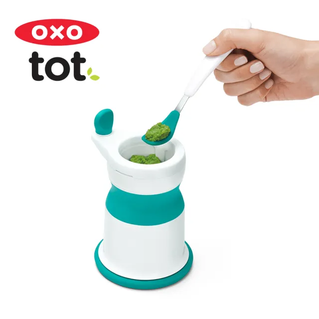 【美國OXO】tot 好滋味副食品研磨器(靚藍綠)