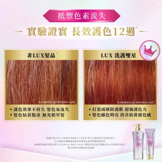 【LUX 麗仕】日本製 極輕光護膜洗髮精450mlx3入(頭髮雨衣 護色聚光/蓬鬆修護)