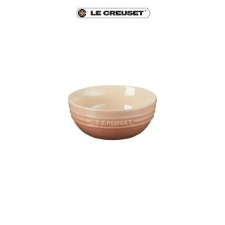 【Le Creuset】瓷器韓式湯碗14cm(卡布奇諾)