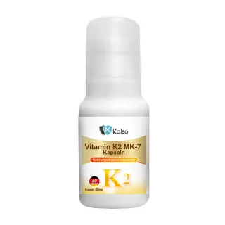 【Kalso 科德司】維生素K2膠囊 60粒(60日份 高吸收 服用方便 牙齒 關節 關鍵 骨頭 保健)