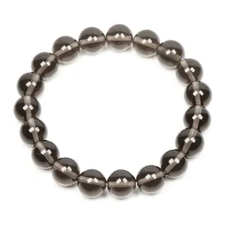 【正佳珠寶】黑曜石 頂級冰種黑曜石 10mm 冰種黑曜石手珠｜日本彈力繩(頂級淨透冰種黑曜石原礦)