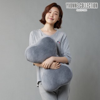 【YVONNE 以旺傢飾】素面中骨頭抱枕(岩石灰)