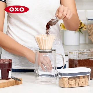 【OXO】POP 按壓密封收納保鮮盒-咖啡量匙 30ml(一匙約10克咖啡豆)