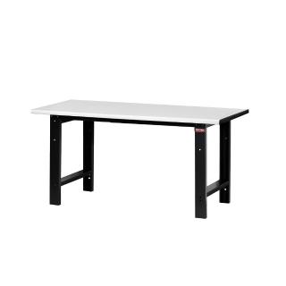 【SHUTER 樹德】180cm中型耐磨工作桌-已組裝 黑色 /組 WM-6M