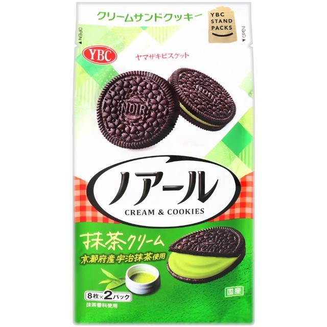 【YBC】抹茶風味夾心餅乾10.4gx16入/袋