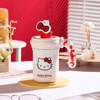 【BEDDY BEAR 杯具熊】Hello Kitty聯名海洋球不鏽鋼咖啡杯 400ml(茶杯 水杯 便攜杯 咖啡杯 學生杯 保溫杯)