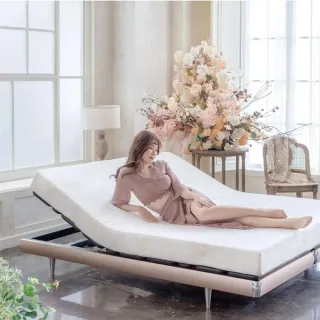【迪奧斯 Dios】北歐美學設計 雙人電動床-D95減壓天然乳膠床墊(R500D型 - 雙人6尺床墊 居家電動床)