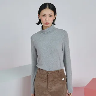 【gozo】MOMO獨家款★限量開賣 發熱高領長袖上衣(兩色)