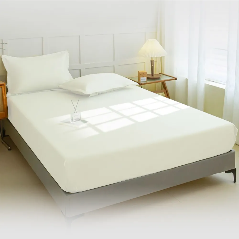 【Pure Sleep 純好眠】全境守護防水床包 雙人 雙人加大(150*200 180*200 防水 透氣 柔軟舒適 全方位包覆)