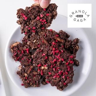 【GRANOLA GAGA 穀卡卡】黑巧覆盆莓堅果燕麥脆片200g(期間限定)
