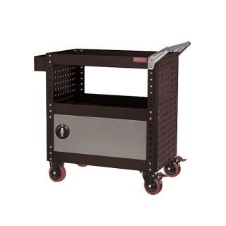 【SHUTER 樹德】加門專業型工具車-已組裝 黑色 /組 CT-HD