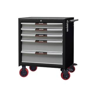 【SHUTER 樹德】2大抽3小抽工具車-已組裝 黑身灰抽 /組 TC2-M23