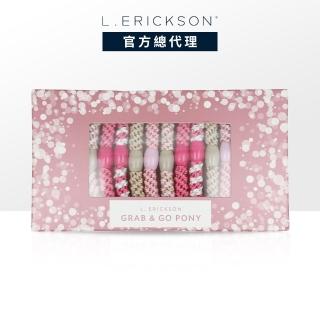 【L. ERICKSON 官方旗艦】粗版 彈力髮圈禮盒組-15入〈棉花糖〉(送禮 情人節 禮盒)
