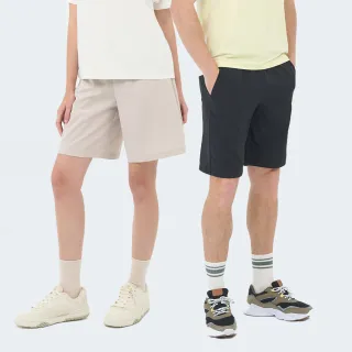 【GIORDANO 佐丹奴】買一送一 男女裝 輕薄彈力口袋短褲(2件組)