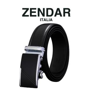 【ZENDAR】臺灣總代理 限量2折 頂級小牛皮皮革自動扣頭男用皮帶 6824M 全新專櫃展示品(送禮盒提袋)