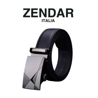 【ZENDAR】臺灣總代理 限量2折 頂級小牛皮皮革自動扣頭男用皮帶 6804M 全新專櫃展示品(送禮盒提袋)