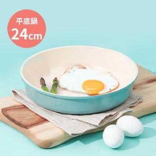 【Roichen】韓國製 24cm平底鍋 不含把手(IH爐 全火源適用 露營 輕量鍋)
