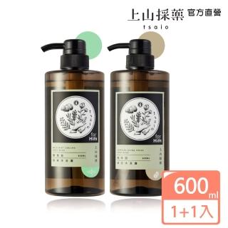 【tsaio 上山採藥】男性系列-咖啡因/野薄荷沐浴600ml(任選兩入)