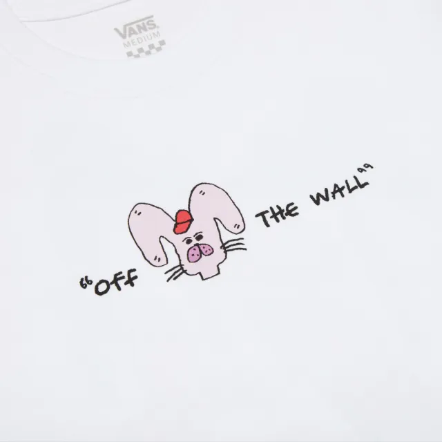 【VANS】官方旗艦 Artist Collection - Riroo 女款白色短袖T恤