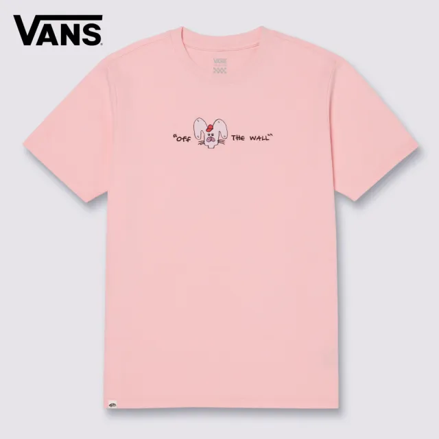 【VANS】官方旗艦 Artist Collection - Riroo 女款粉色短袖T恤