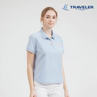 【TRAVELER 旅行者】女款彈性超透氣吸排上衣｜251TR850(透氣/吸排)