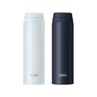 【THERMOS 膳魔師】可進洗碗機不鏽鋼90度輕鬆開蓋真空保溫杯500ml(JOR-500)