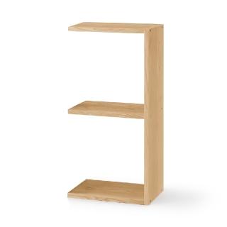 【MUJI 無印良品】自由組合層架/橡木/2層/追加用(大型傢俱配送)