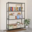 【居家cheaper】大型耐重四層置物架-122X45X180CM(烤黑/烤白/電鍍可選)