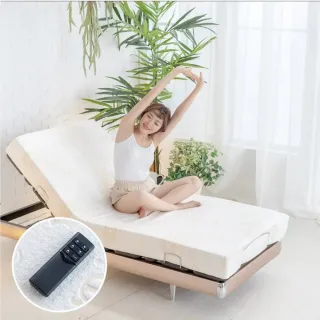 【迪奧斯 Dios】北歐美學設計 居家電動床-D110乳膠床墊100x200x15cm厚(R500S型 - 單人床墊 低噪音馬達)