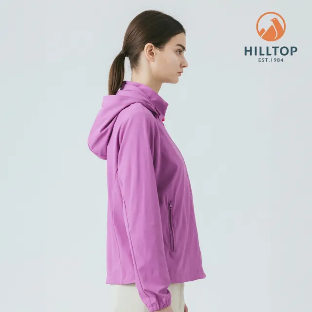【Hilltop 山頂鳥】瑞士SCHOELLER三倍快乾抗UV環保彈性外套 女款 紫色|PS02XFF8ECJ0