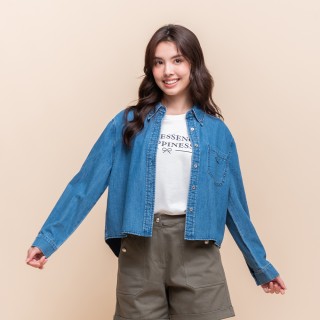 【perng yuh 芃諭名品】*藍調氣息 休閒 牛仔襯衫(2025 SS Collection｜4A春夏新品上市)
